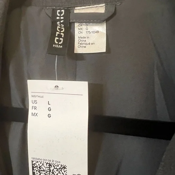 H&M Charcoal Gray Blazer - Picture 9 of 10